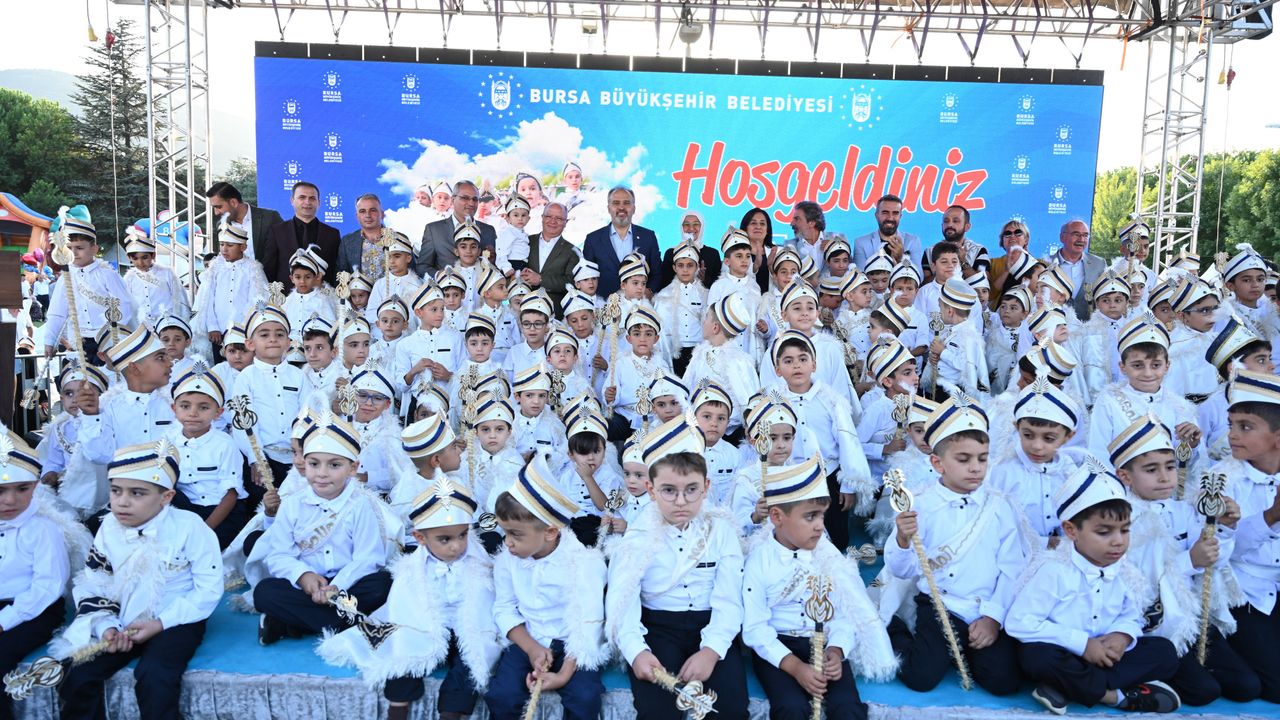 Bursa'da çocukların büyük mutluluğu